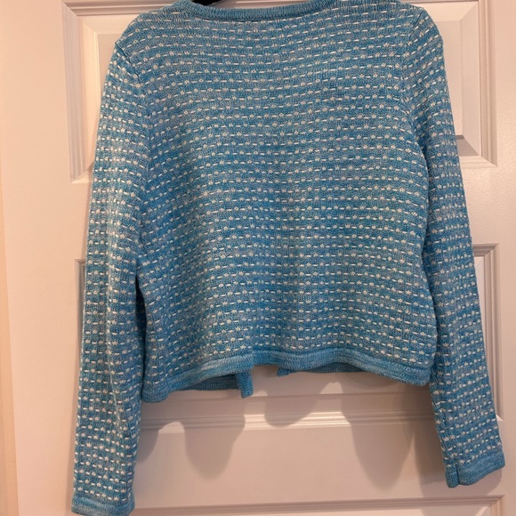 Lilly Pulitzer EUC Blue Cardigan - Picture 2 of 3